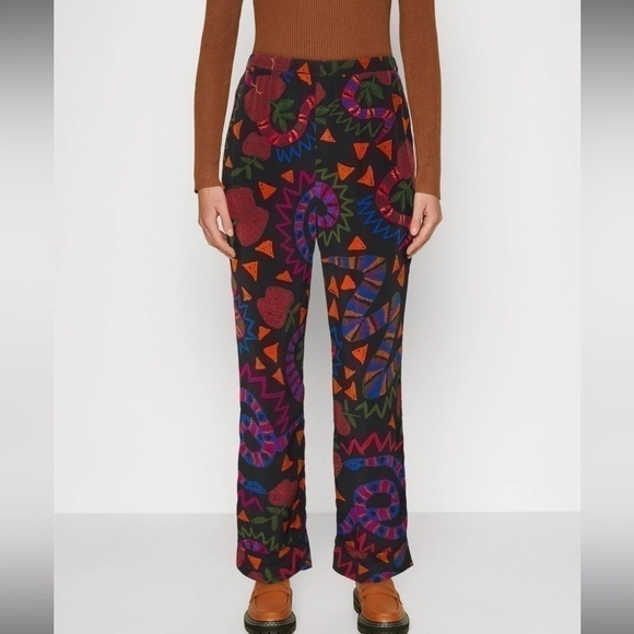 NWT FARM Rio Snake/fruit print pants - Picture 3 of 5
